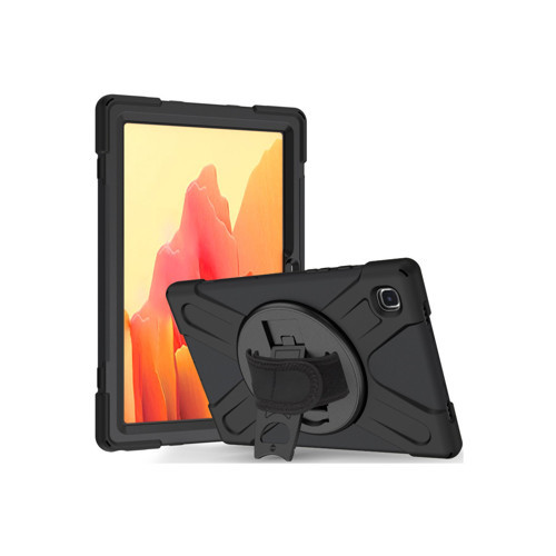 MatePad T10 9.7" Uyumlu Tam Koruma Defender Askılı 360° Dönebilir Standlı Zırh Tablet Koruyucu Kılıfı