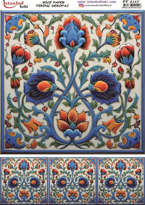 Pirinç Dekopaj Kağıdı 30x42cm PT-2117