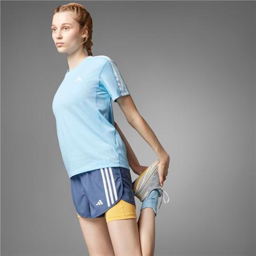 Own The Run 2IN1 Kadın Mavi Koşu Şortu (IK5016)