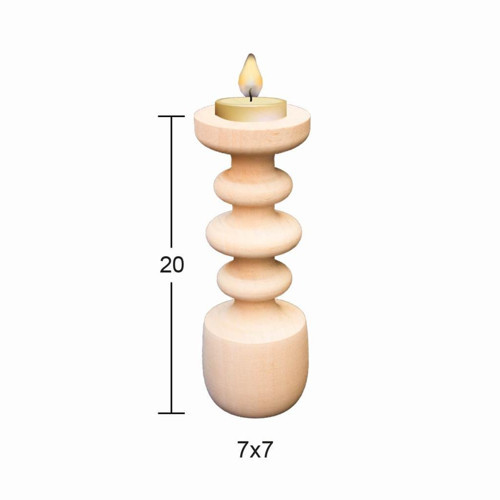Ahşap Şamdan ŞA-24