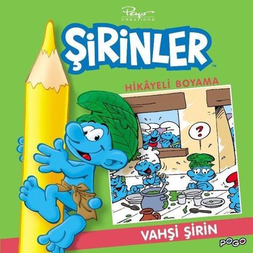 Vahşi Şirin-Şirinler Hikayeli Boyama