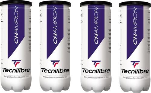 Tecnifibre Champion 3'lü 4 Kutu Tenis Topu