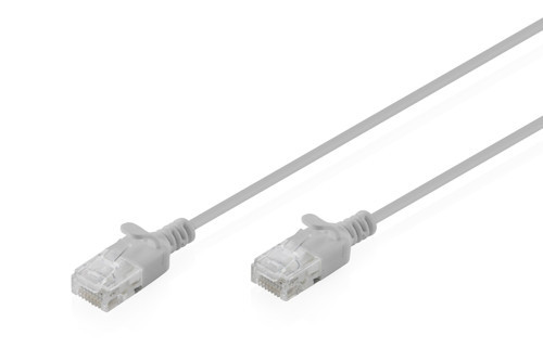 Slim CAT 6 U-UTP yüksek esnekliğe sahip ince data kablosu, bakır, 2 Metre