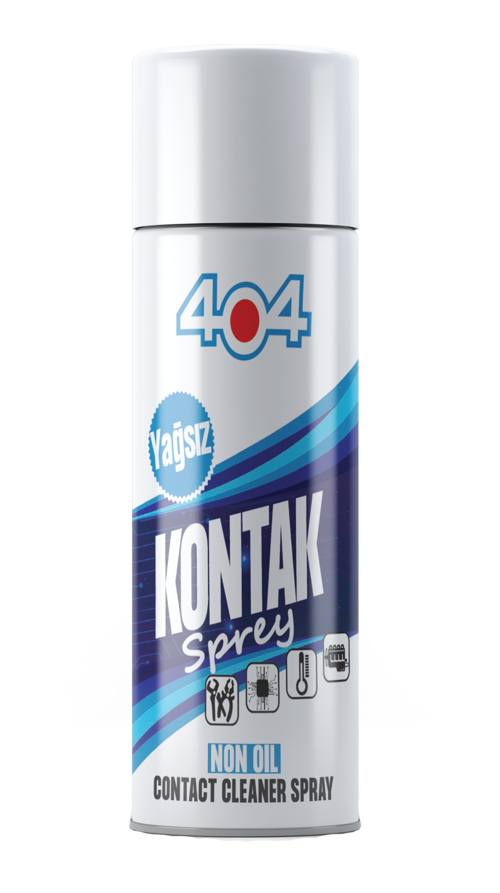 404 Yağsız Kontak Temizleyici Sprey 400 ML