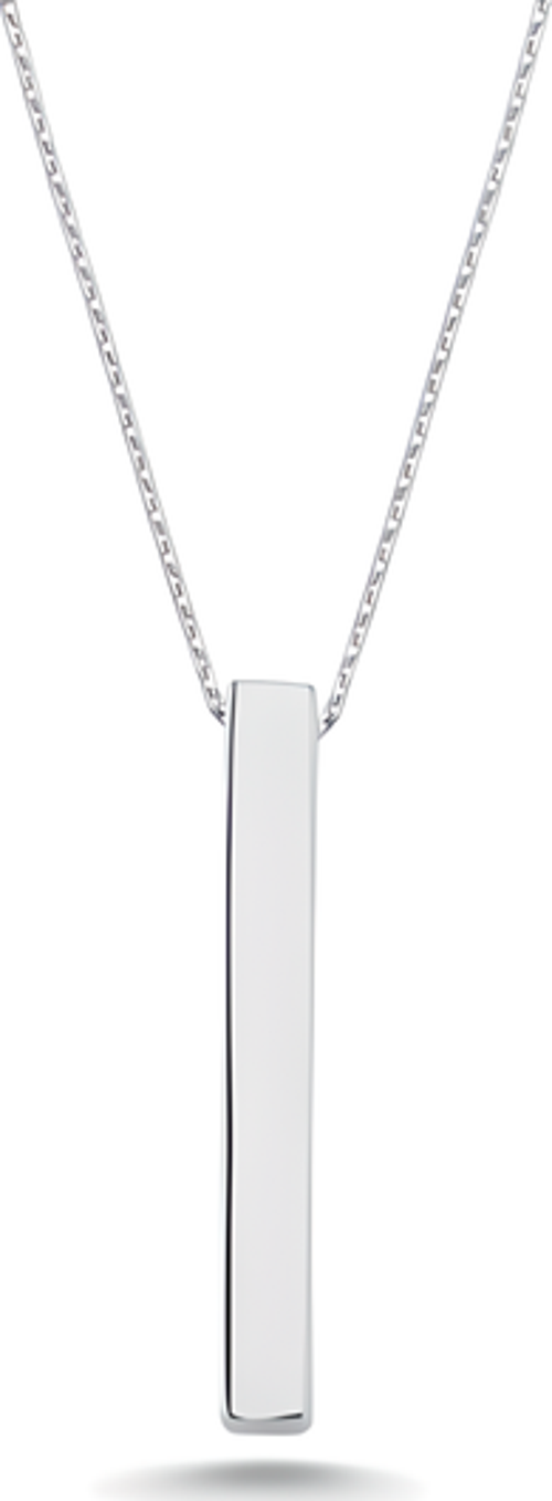 Gümüş Erkek Çubuk Kolye