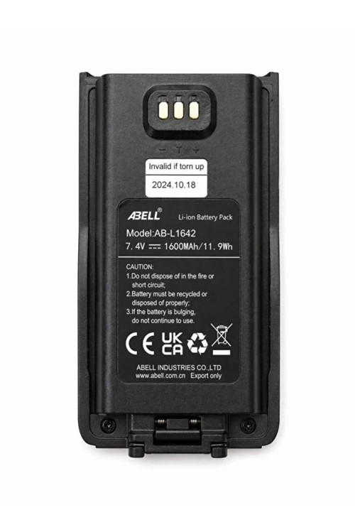 AB-L1642 Li-ion Şarj Edilebilir El Telsizi Bataryası