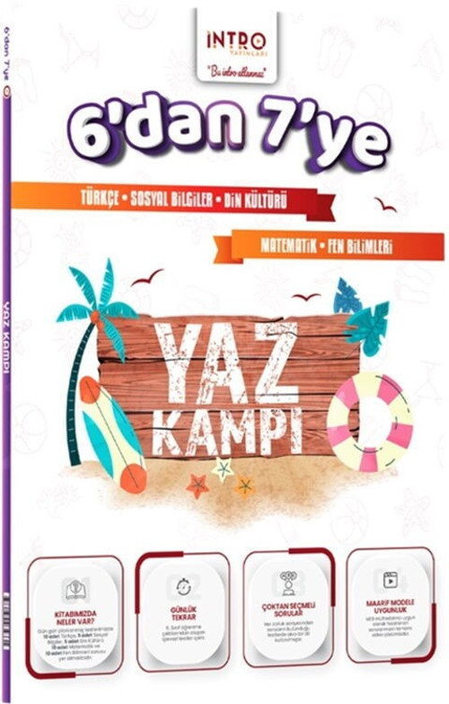 6 . Sınıf dan 7 ye Tüm Dersler Yaz Kampı İntro Yayınları