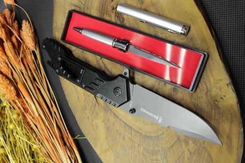 21 cm Browning Siyah Çakı ve Gizli Kalem Bıçak