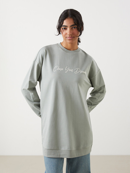 Modest Yeşil Sweatshirt
