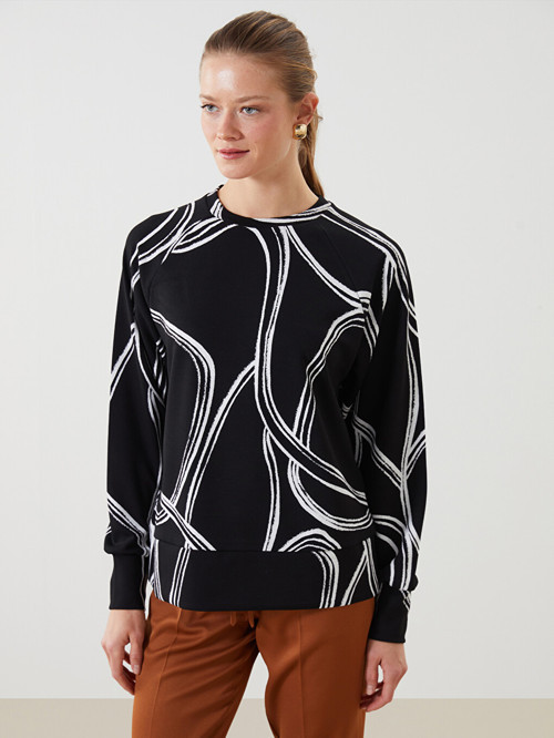 Classic Siyah Sweatshirt