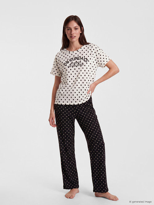 DREAM Siyah Pijama Takımı