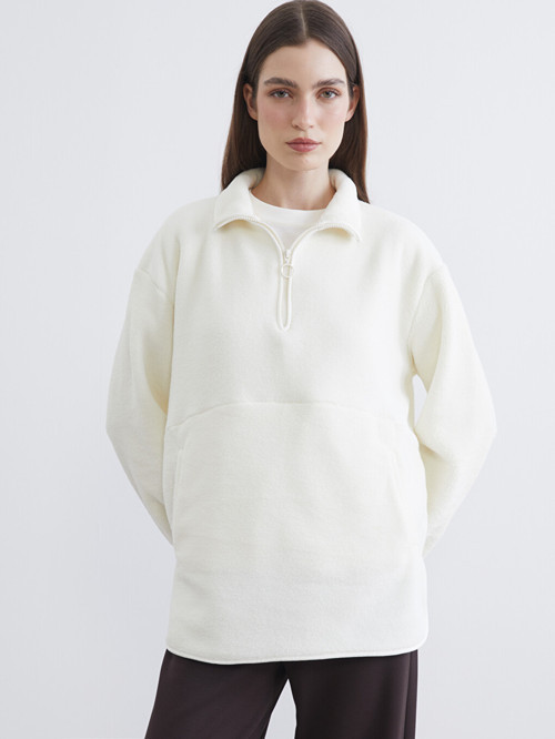 Modest Beyaz Sweatshirt