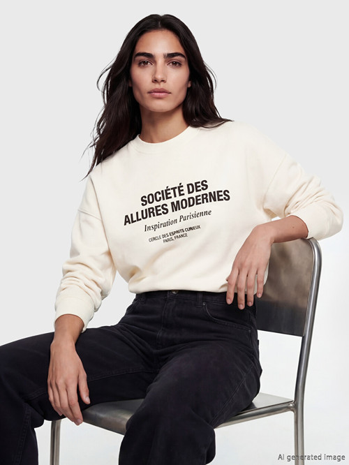Vision Ekru Sweatshirt
