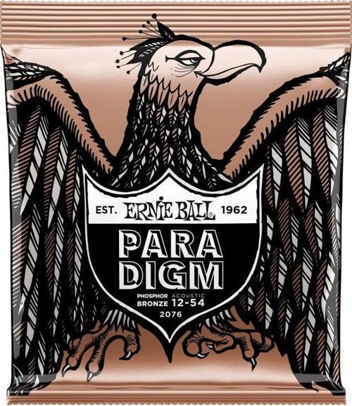 ERNIE BALL P02076 Paradigm Medium Light Fosfor Bronz 12-54 Akustik Gitar Tel Seti