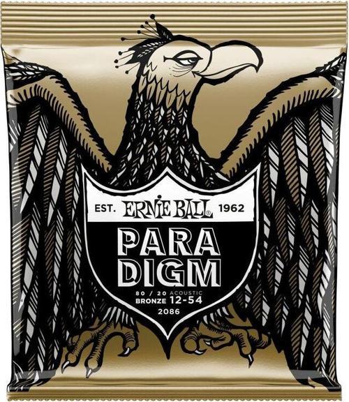 ERNIE BALL P02086 Paradigm Medium Light 80/20 Bronz 12-54 Akustik Gitar Tel Seti
