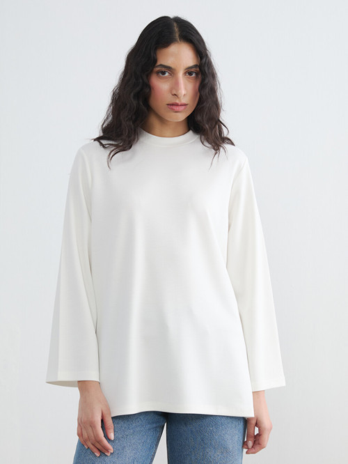 Modest Beyaz Sweatshirt