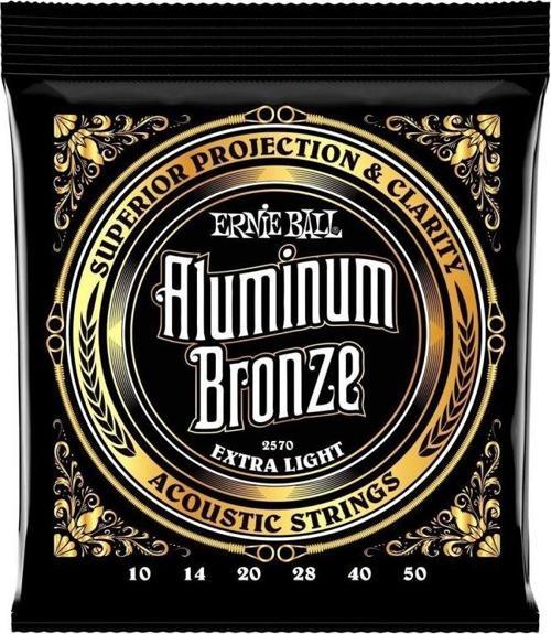P02570 Aluminum Bronz Extra Light 10-50 Akustik Gitar Tel Seti