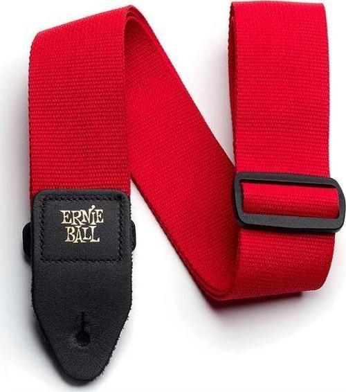 ERNIE BALL P04040 - Kırmızı Polypro Gitar Askısı