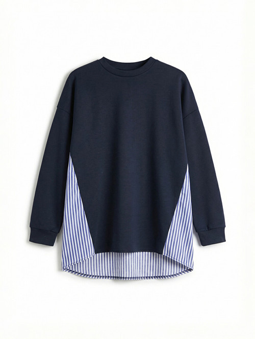 Comfort Lacivert Sweatshirt