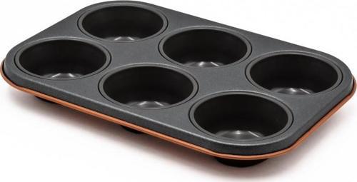 6'lı Muffin Kalıbı Mat Turuncu