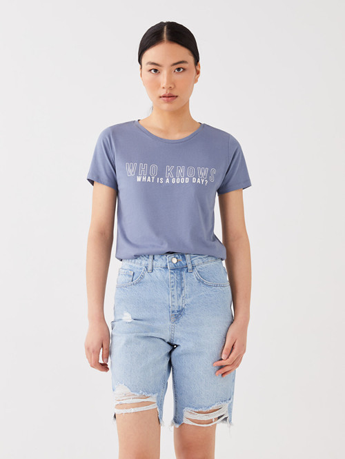 Jeans İndigo Şort