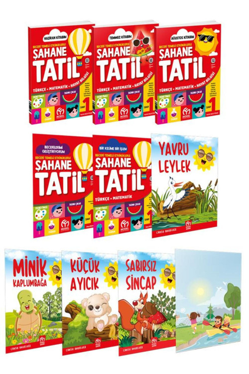 Model Eğitim Yayıncılık 1. Sınıf Şahane Yaz Tatil Kitabı Seti