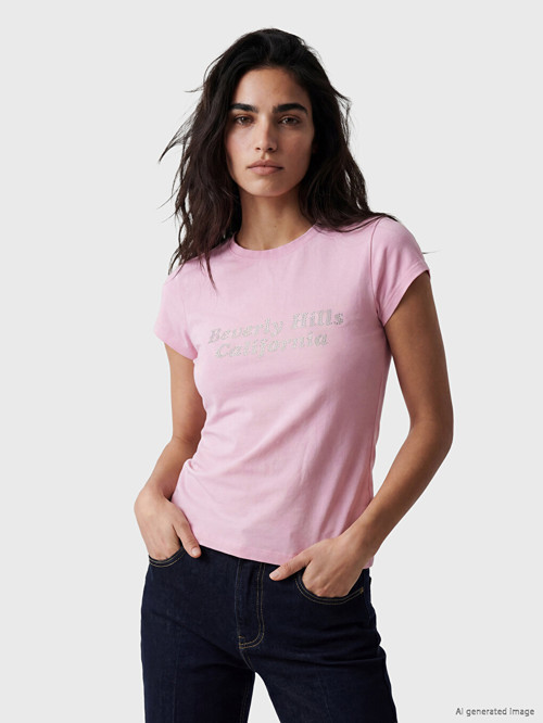 Vision Pembe Tişört