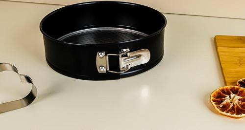 Kelepçeli Kek Kalıbı Gümüş Altın 24 cm