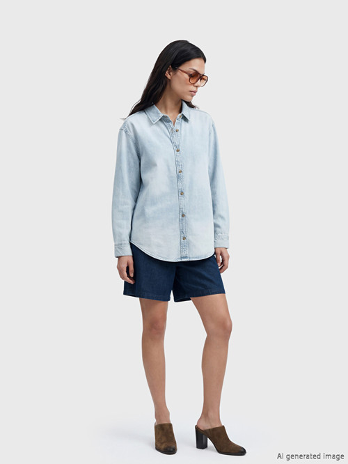 Classic İndigo Şort