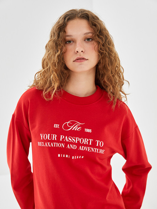 LC WAIKIKI Kırmızı Sweatshirt