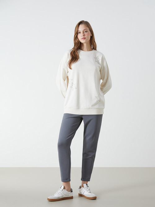 Modest Gri Eşofman Altı