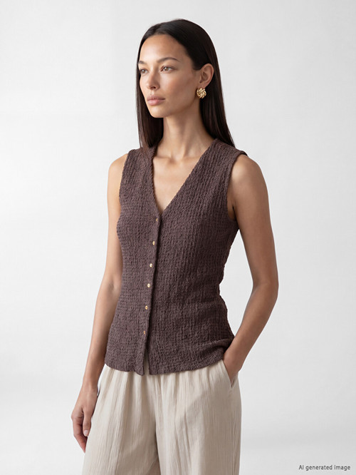 EVERYDAY Kahverengi Tişört