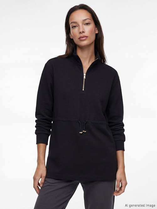 Classic Siyah Sweatshirt