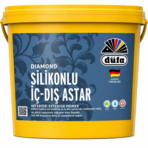 Diamond Silikonlu İç Dış Cephe Astarı 17.5 Kg Beyaz