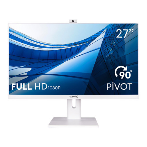 TAx1935 i5 6500T 16GB DDR4 256GB SSD 27 inç FHD Beyaz Pivot BT Webcam WiFi All in One PC