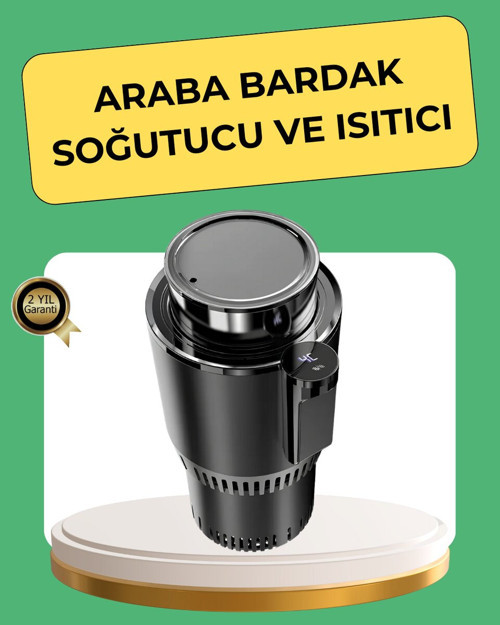 Isıtma Soğutma Özellikli Araç Bardaklığı Çakmak Girişli Akıllı - RFIOVS2849-9225