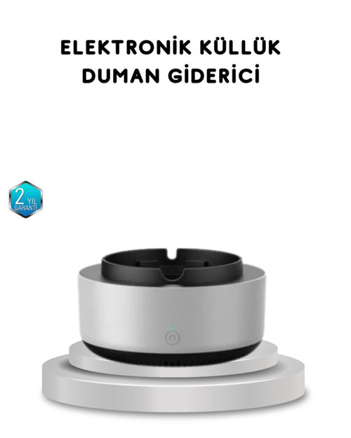 Sigara Dumanı ve Koku Giderici Hava Temizleyici Küllük – 2 Katmanlı Filtreli - RFIOVS5970-388