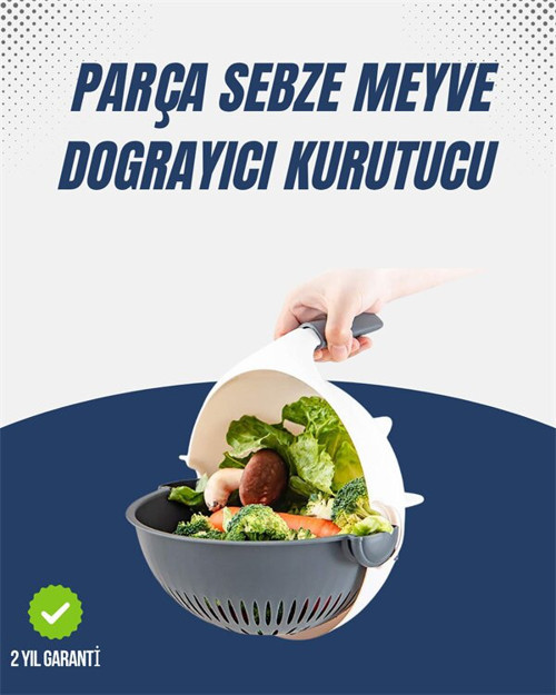 Sebze Doğrama ve Rendeleme İçin Pratik Mutfak Aparatı - RFIOVS2033-3641