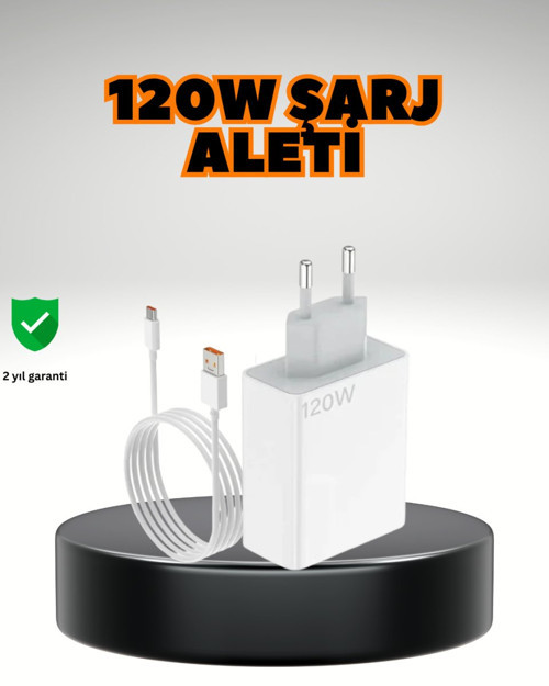 120 Watt Ultra Hızlı Şarj Seti Realme 7 8 9 Pro Uyumlu - RFIOVS3814-1033