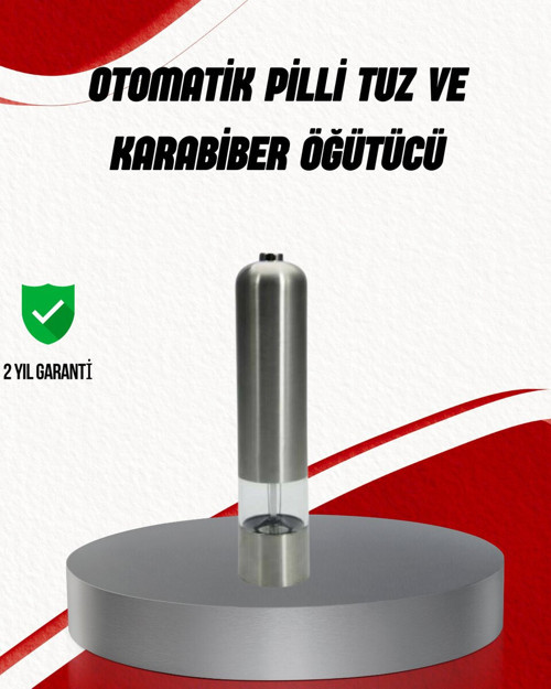 Işıklı Pilli Baharat Değirmeni Taze ve Pratik Öğütme - RFIOVS5512-8141