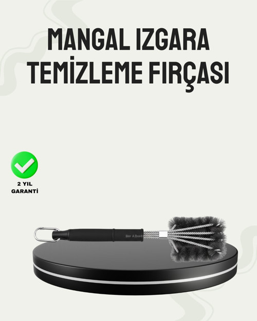 Paslanmaz Çelik Telli Mangal Temizlik Fırçası - RFIOVS4753-9770