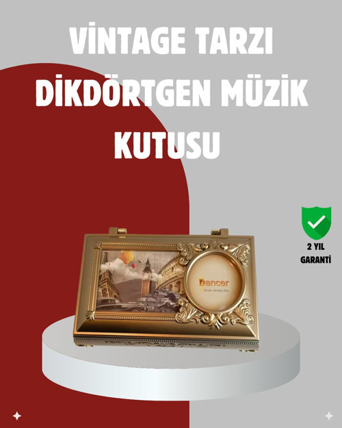 Kız Çocuk Oyuncak Piyano Görünümlü Balerinli Müzik Kutusu - RFIOVS1052-2168