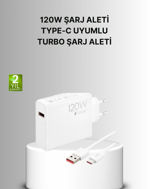 120W Mi Turbo Akıllı Tanıma Çipli Hızlı Şarj Cihazı Taşınabilir ve Dayanı - RFIOVS8232-4