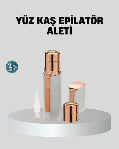 Kadınlar İçin Yüz ve Kaş Epilatörü – Hassas Cilt Dostu Pil ile Çalışan T - RFIOVS1608-5