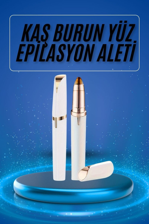 Kaş Bıyık Epilasyon Aleti İnce Uçlu Yüz Için Tüy Alıcı Pilli - RFIOVS2833-8080