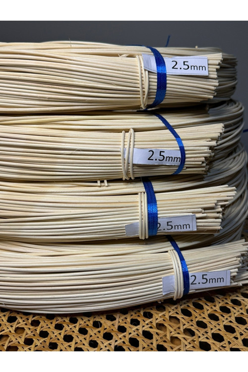 Rattan Core Doğal Bambu Çubuk 2.5 Mm 200 Gr Dekoratif Örgü Rattan Ip