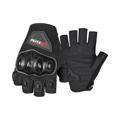 Eldiven FORTE GT 20 PRO PARMAKSIZ Yazlık Siyah