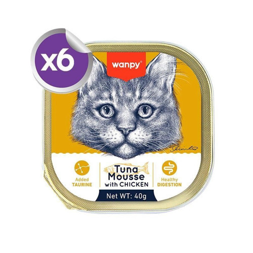 Ton Balıklı ve Tavuklu 40 gr Alutray Yetişkin Konserve Kedi Maması