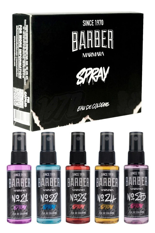 Barber 5'li Mix Set EDC Sprey Kolonya 50 ML