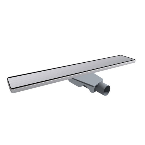 Lineer Duş Kanalı - Fırçalanmış 304 Paslanmaz Çelik Duş Süzgeci, Koku Önleyici Trap 33 cm